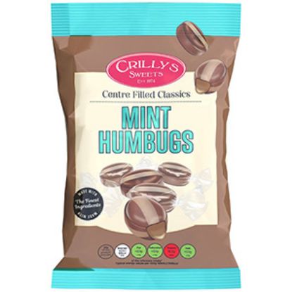 Picture of Bags Crilly Mint Humbugs 130g x30